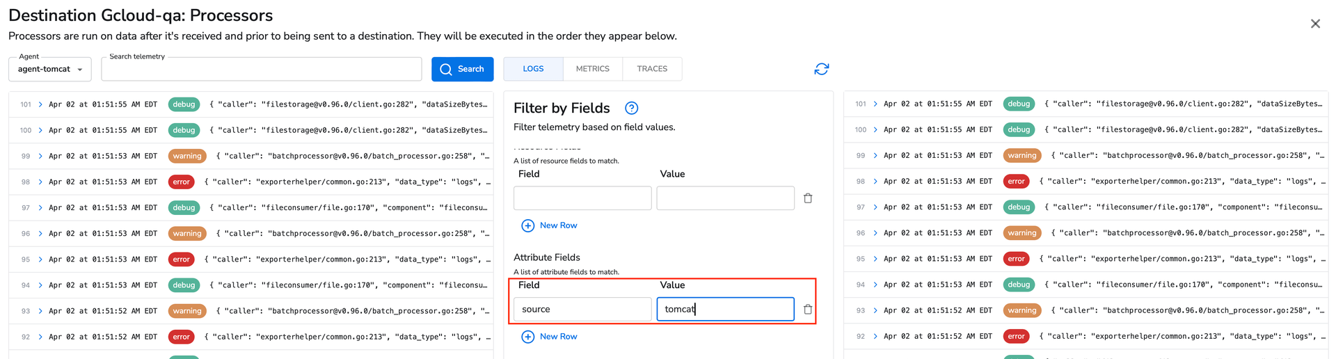 Filter by Field 3