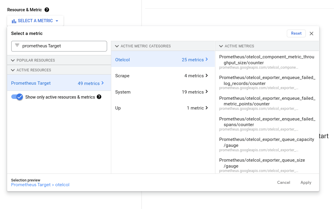 observIQ docs - Google Cloud Managed Service for Prometheus - image 7