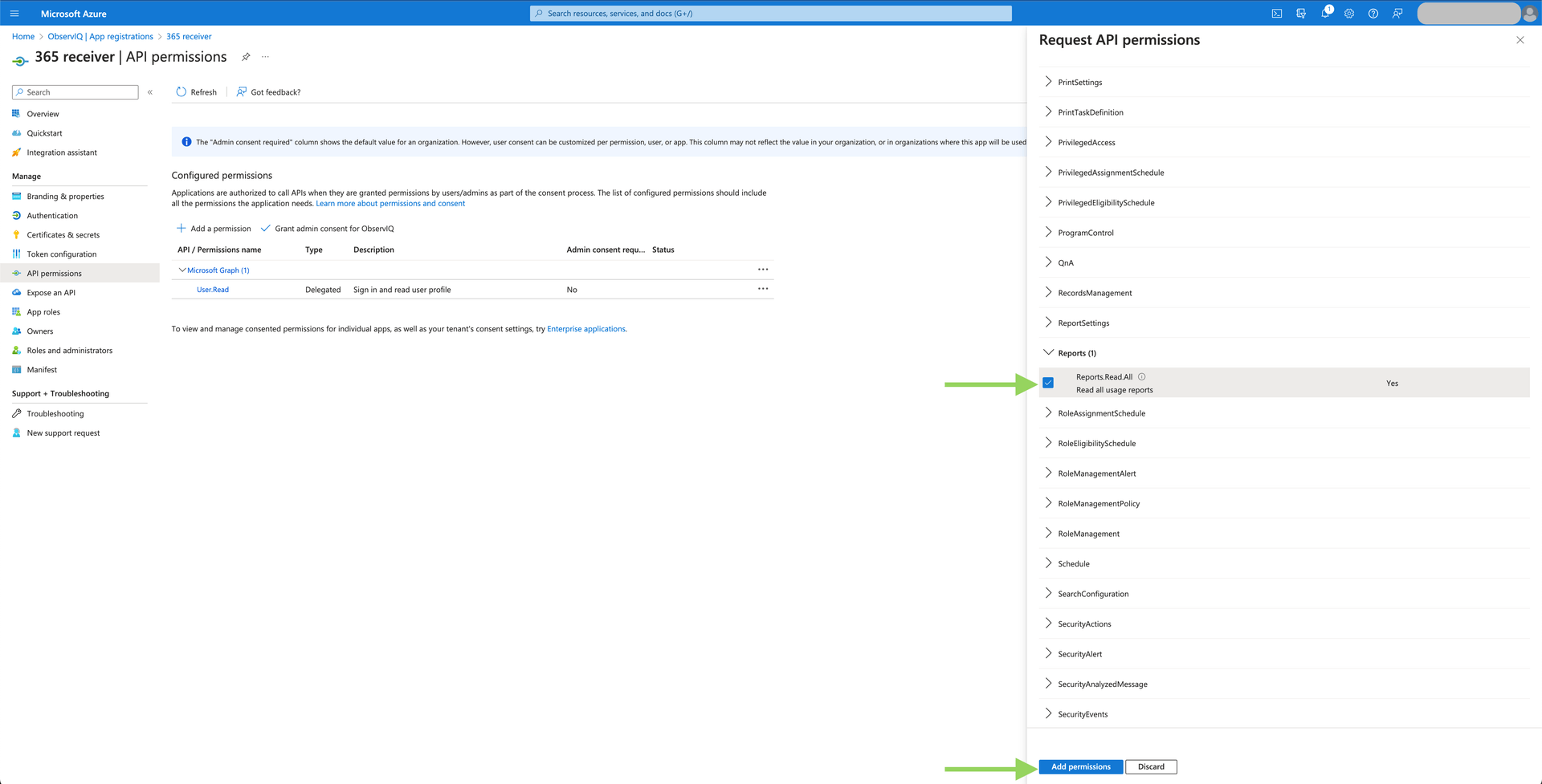 observIQ docs - Microsoft 365 - image 15