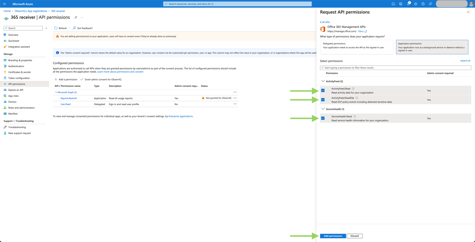 observIQ docs - Microsoft 365 - image 18