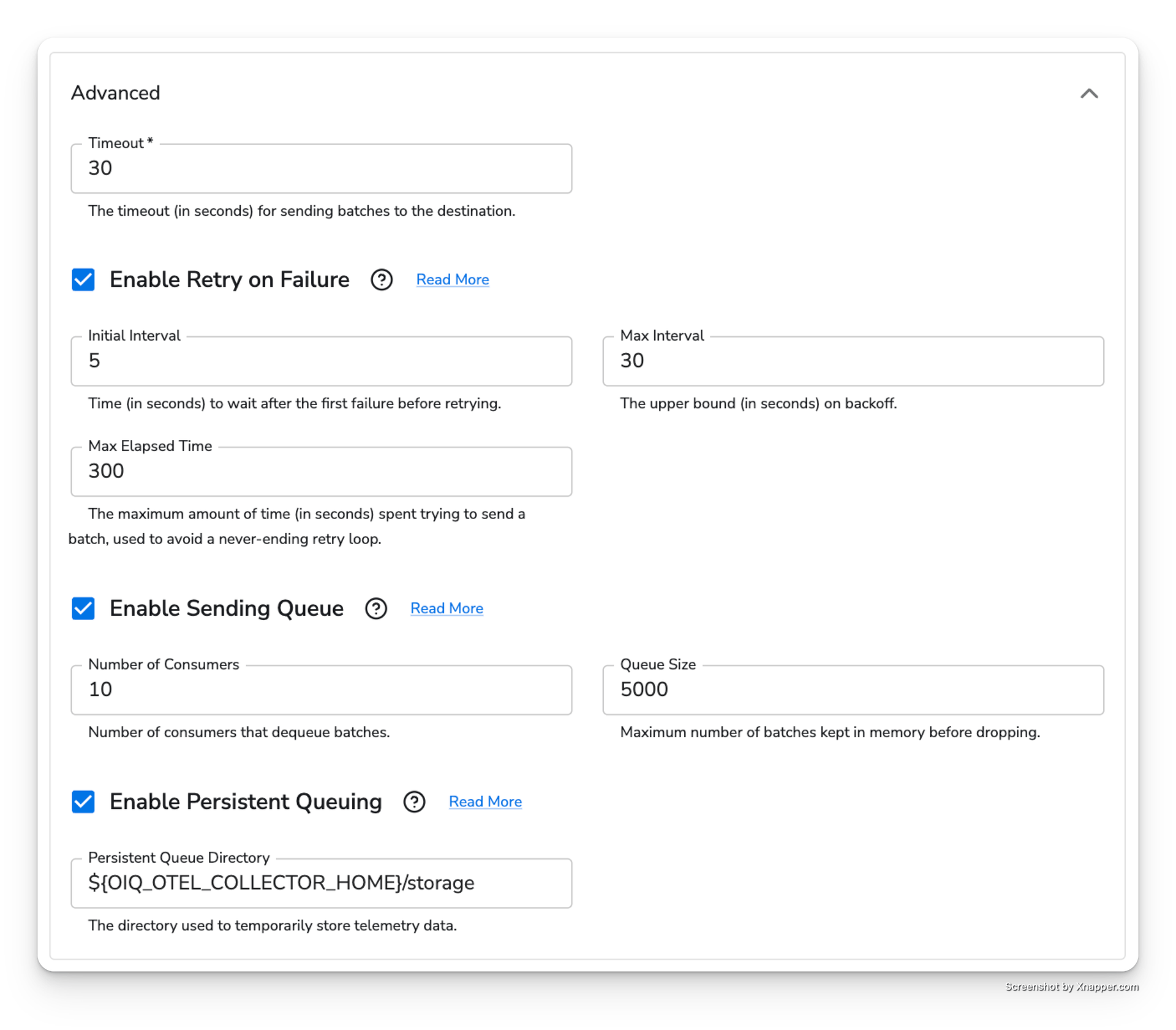 observIQ docs - Axiom Destination - image 2