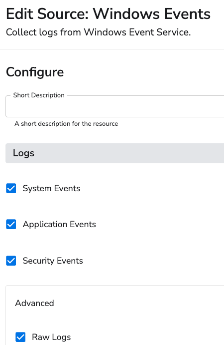 Windows Events