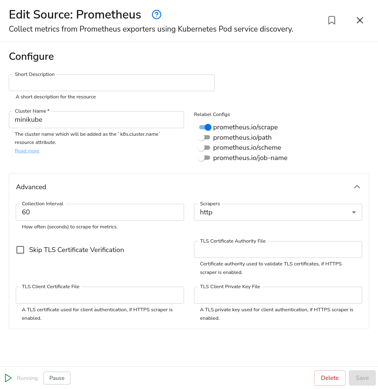 observIQ docs - Kubernetes Prometheus Node - image 1