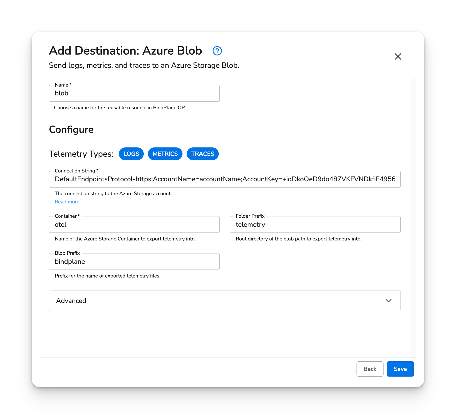 observIQ docs - Azure Blob Storage - image 1