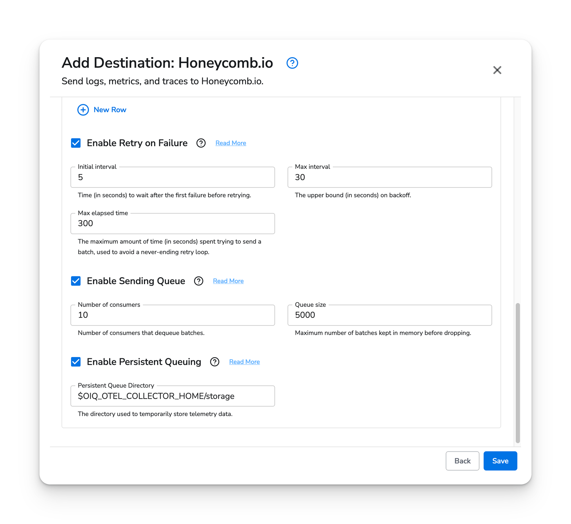 observIQ docs - Honeycomb Destination - image 3