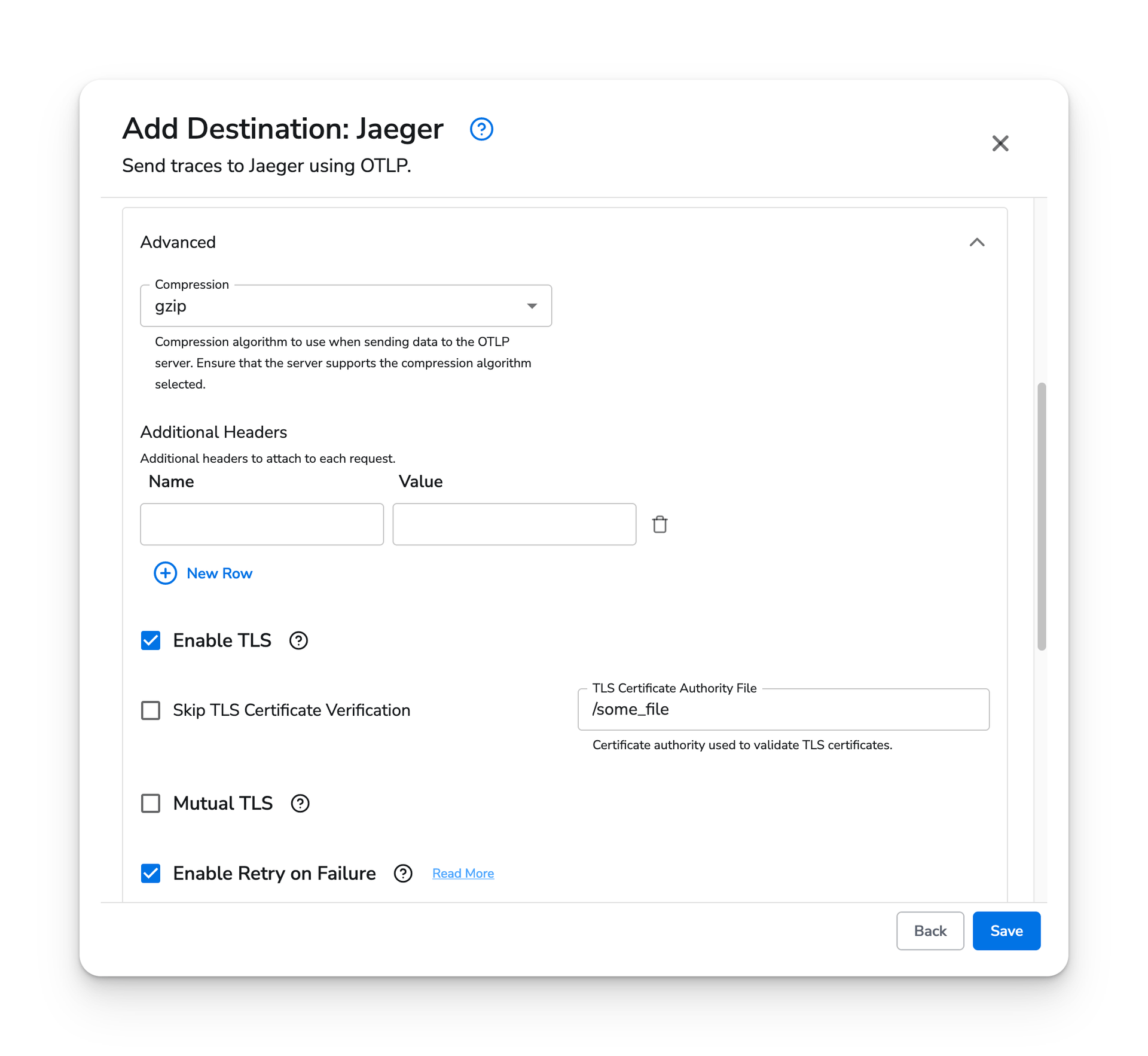 observIQ docs - Jaeger OTLP Destination - image 2