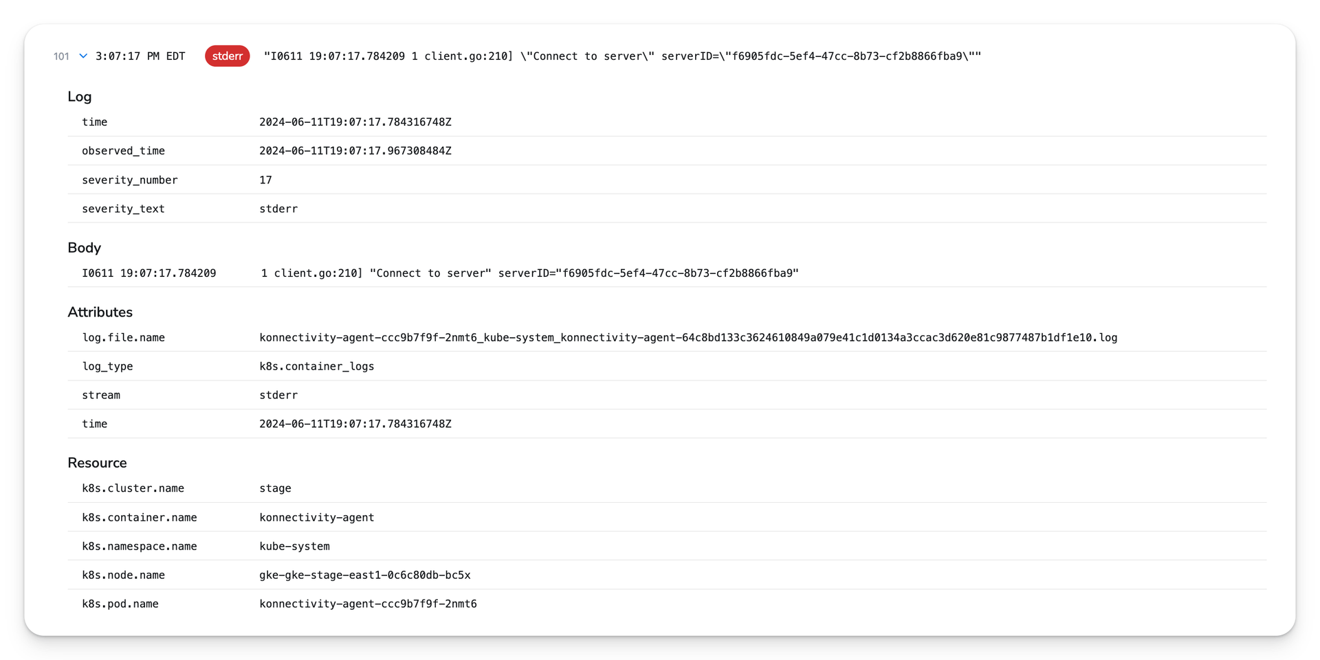 Env Recent Telemetry