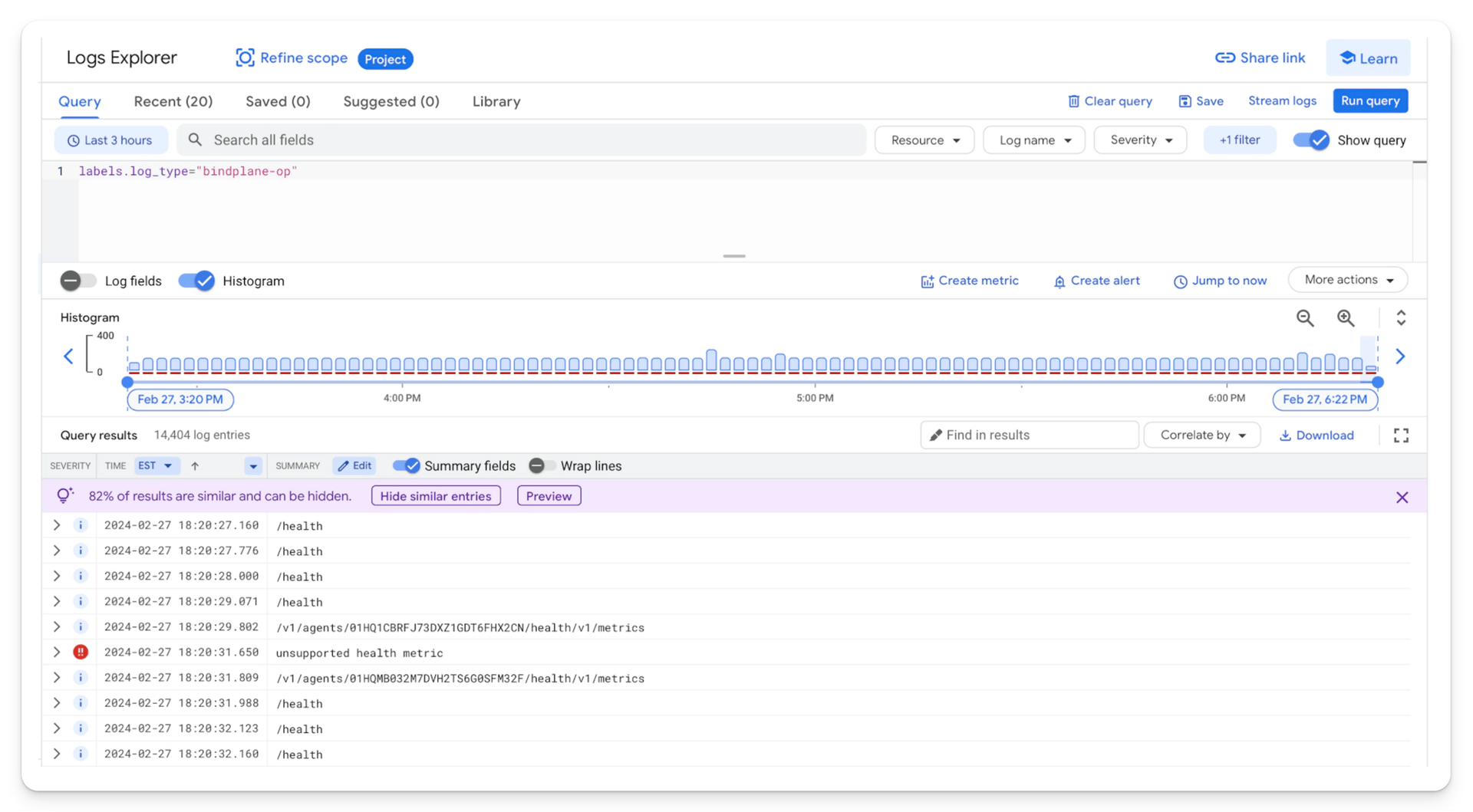 observIQ docs - BPOP logs in Google Cloud - image 1