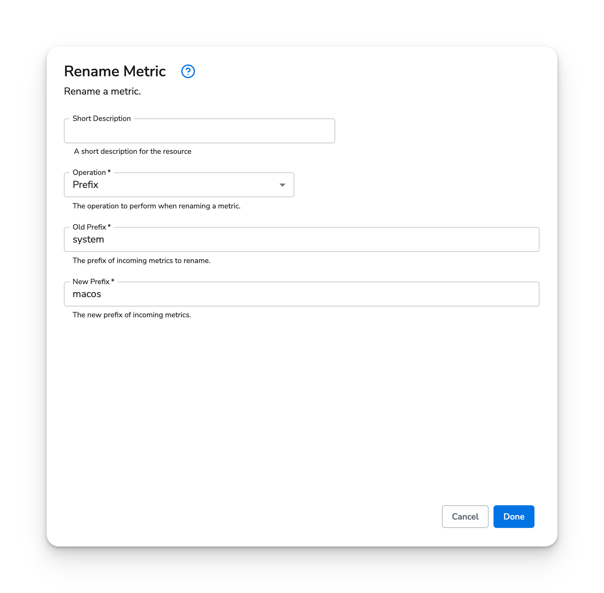 observIQ docs - Rename Metric - image 2