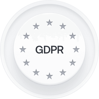 GDPR compliance badge.
