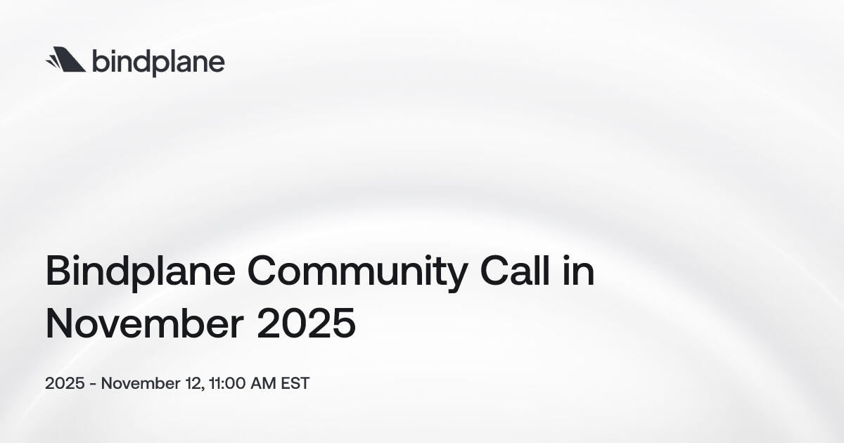 Bindplane Community Call in November 2025 | Bindplane
